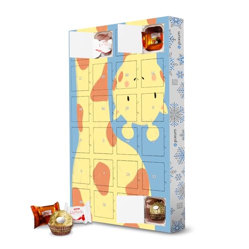 Adventskalender mit Pralinen von Ferrero Giraffe Selfie Blau artboxONE Adventskalender Natur Adventskalender mit Pralinen von Ferrero Giraffe Selfie Blau artboxONE Adventskalender Natur von artboxONE