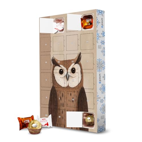 Adventskalender mit Pralinen von Ferrero Süße Braune Eule artboxONE Adventskalender Natur Adventskalender mit Pralinen von Ferrero Süße Braune Eule artboxONE Adventskalender Natur von artboxONE