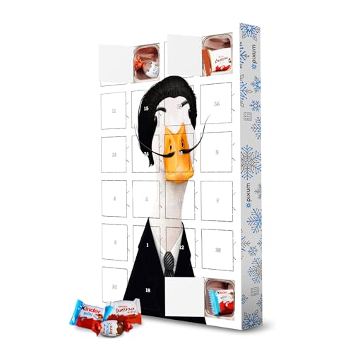 Adventskalender mit Produkten von Kinder® Ente Salvador Dali artboxONE Adventskalender Für Kinder von artboxONE