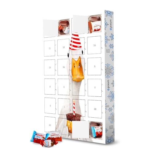 Adventskalender mit Produkten von Kinder® Geburtstagsick artboxONE Adventskalender Natur von artboxONE