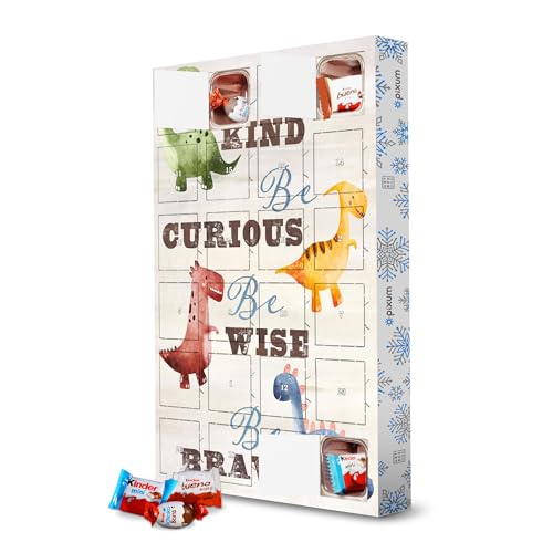 Adventskalender mit Produkten von Kinder® Sei freundlich mutig sein artboxONE Adventskalender Für Kinder von artboxONE