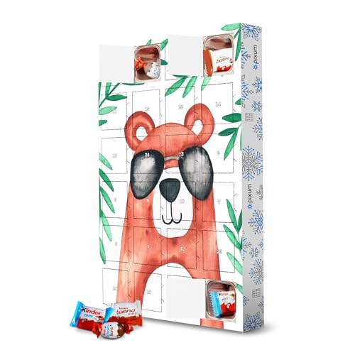 Adventskalender mit Produkten von Kinder® Sommer Bär artboxONE Adventskalender Für Kinder von artboxONE