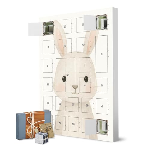Adventskalender zum Selbstbefüllen Bunny für Kindergarten artboxONE Adventskalender Für Kinder von artboxONE