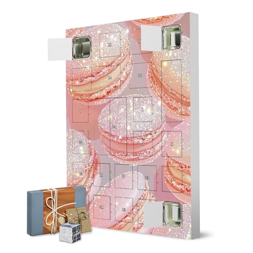 Adventskalender zum Selbstbefüllen Glitzer Macarons artboxONE Adventskalender Für Kinder von artboxONE
