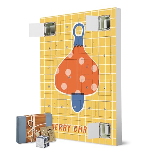 Adventskalender zum Selbstbefüllen Happy Christmas (43) artboxONE Adventskalender Für Kinder von artboxONE