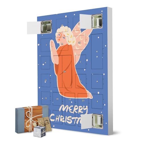 Adventskalender zum Selbstbefüllen Happy Christmas (50) artboxONE Adventskalender Für Kinder von artboxONE
