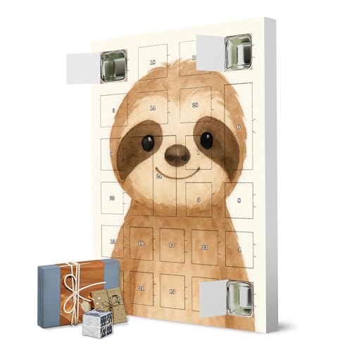 Adventskalender zum Selbstbefüllen Süßes Aquarellschuh artboxONE Adventskalender Für Kinder von artboxONE