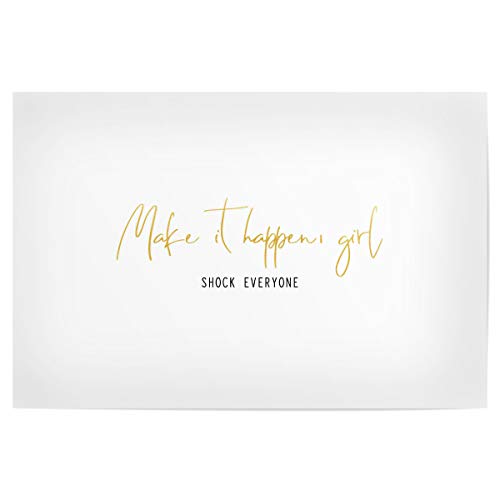 artboxONE Poster 60x40 cm Typografie Make it Happen, Girl - Bild Girls Girls girlsquote artboxONE Poster 60x40 cm Typografie Make it Happen, Girl - Bild Girls Girls girlsquote von artboxONE