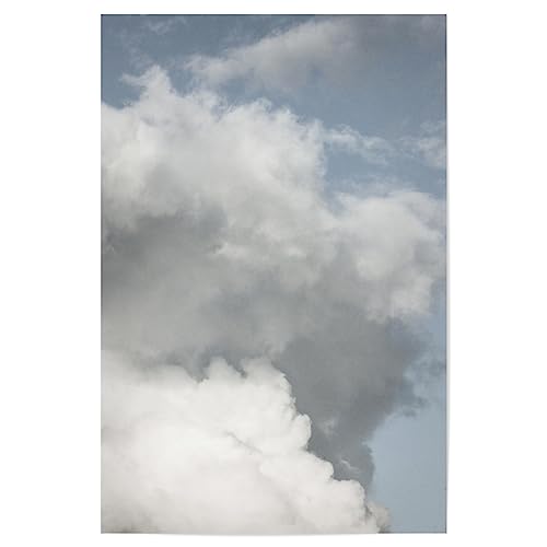 artboxONE Poster 90x60 cm Natur Wolken im Himmel - Bild Wolken Blauer Himmel Fotografie von artboxONE
