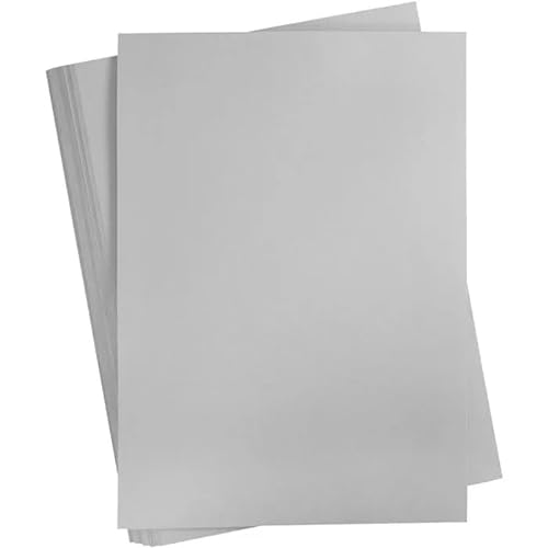 artdee® Bastelkarton – DIN A2 (42 x 60 cm) / 180 g/m² / Grau – Tonpapier für Jedermann – Buntpapier zum Basteln – für grenzenlose Gestaltungs- und Bastelmöglichkeiten von artdee