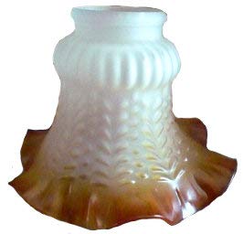 arterameferro Ersatzglas für Lampen und Lampen in Blumenform Weiß Bernstein von arterameferro