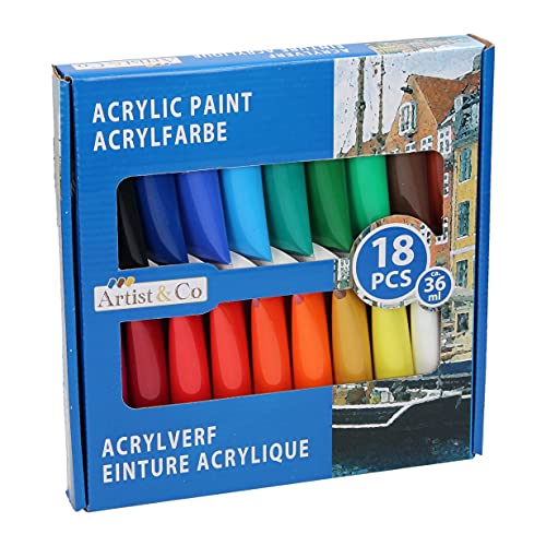 artico 52794 - Acrylfarbe 18 teilig von artico
