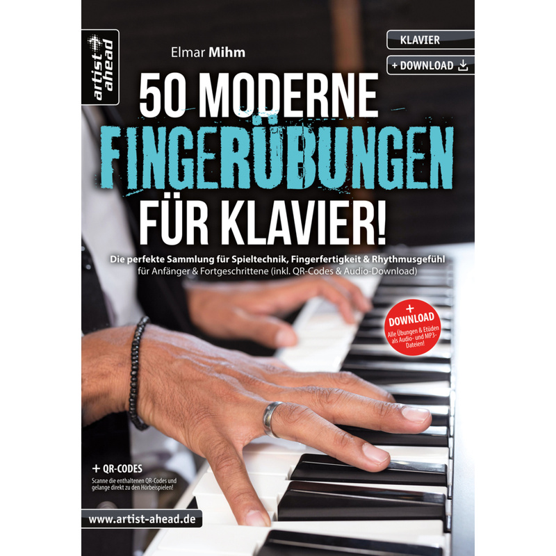 50 Moderne Fingerübungen Für Klavier! - Elmar Mihm, Geheftet von artist ahead