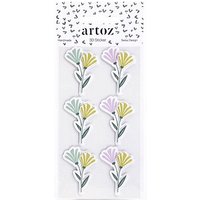 artoz Aufkleber 3D Blumen, 6 St. artoz Aufkleber 3D Blumen, 6 St. von artoz