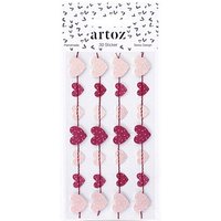 artoz Aufkleber 3D Herzgirlande, 6 St. artoz Aufkleber 3D Herzgirlande, 6 St. von artoz