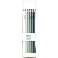 artoz Bleistift-Set weiß, grüntöne, 6 St. artoz Bleistift-Set weiß, grüntöne, 6 St. von artoz
