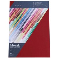 artoz Briefpapier Mosaic weinrot DIN A4 90 g/qm 25 Blatt von artoz