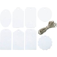 artoz Geschenkanhänger weiß Hangtag Set kraft 16 St. artoz Geschenkanhänger weiß Hangtag Set kraft 16 St. von artoz