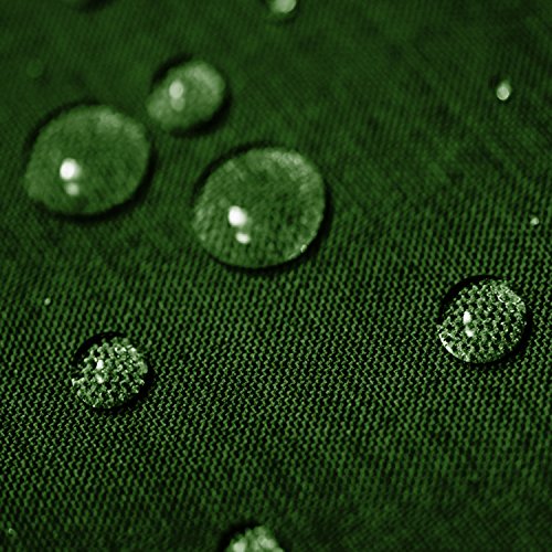 Garten-Tischdecke Lotus-Effekt Oval 160x260 cm Dunkelgrün Grün - Farbe & Größe wählbar mit Fleckschutz - (GT_O160x260DGrün) von artshop24