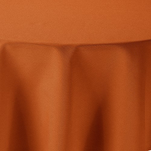 Leinen Optik Tischdecke Rund 160 cm Orange · Rund Farbe & Größe wählbar mit Lotus Effekt - Wasserabweisend Leinen Optik Tischdecke Rund 160 cm Orange · Rund Farbe & Größe wählbar mit Lotus Effekt - Wasserabweisend von artshop24