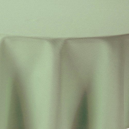 Leinen Optik Tischdecke Rund 220 cm Hellgrün Grün · Rund Farbe, Form und Größe wählbar mit Lotus Effekt - Wasserabweisend von artshop24
