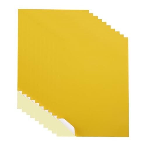A4-Aufkleberpapier - A4-Aufkleberetiketten 8,27 X 11,69 für -/Tintenstrahldrucker für Büro, Schule, Gold von asdfs