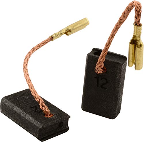 Asein Kohlebürsten 1824 für Metabo Elektrowerkzeuge - 5x10x16mm - 0,20x0,39x0,63'' - Mit automatischer Abschaltung - Ersatz für Originalteile 316034930, 31603551 & 316035510 von asein