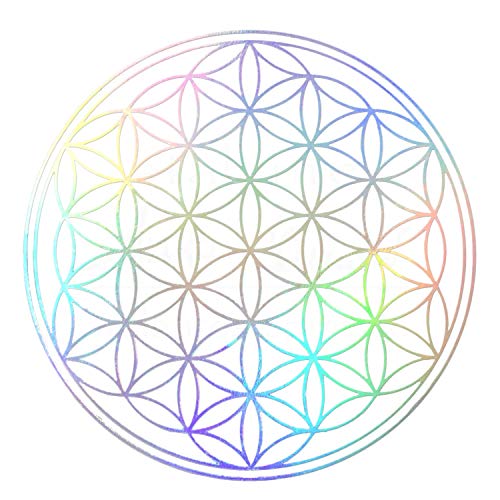 atalantes spirit Blume des Lebens Aufkleber SetMix 3 cm 10 Stück - 2 x Gold + 2 x Silber + 2 x Hologramm + 2 x Kupfer + 2 x Roségold - laminiert atalantes spirit Blume des Lebens Aufkleber SetMix 3 cm 10 Stück - 2 x Gold + 2 x Silber + 2 x Hologramm + 2 x Kupfer + 2 x Roségold - laminiert von atalantes spirit