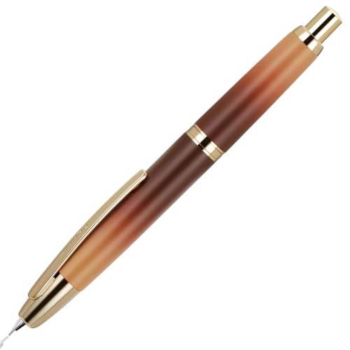 Jinhao Füllfederhalter ohne Kappe, 10 Stück, Karamellkaffee, einziehbar, feine Spitze, Tintenschreiber mit Konverter-Schreibset Jinhao Füllfederhalter ohne Kappe, 10 Stück, Karamellkaffee, einziehbar, feine Spitze, Tintenschreiber mit Konverter-Schreibset von atokiss