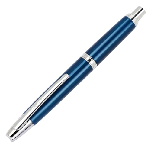 JinHao 10 Press Füllfederhalter mit Box, einziehbare feine Feder, extra feine Spitze, Tintenstift mit Tintenkonverter-Set zum Schreiben (Perlblau) JinHao 10 Press Füllfederhalter mit Box, einziehbare feine Feder, extra feine Spitze, Tintenstift mit Tintenkonverter-Set zum Schreiben (Perlblau) von atokiss