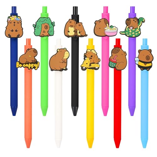 atokiss Lustige Stifte für Krankenschwestern, Party, inspirierend, motivierend, 0,5 mm Spitze, Kugelschreiber, Geschenk, Bürozubehör, schwarze Tinte für Kollegen, Lehrer, Zubehör (Funny Capybara) atokiss Lustige Stifte für Krankenschwestern, Party, inspirierend, motivierend, 0,5 mm Spitze, Kugelschreiber, Geschenk, Bürozubehör, schwarze Tinte für Kollegen, Lehrer, Zubehör (Funny Capybara) von atokiss