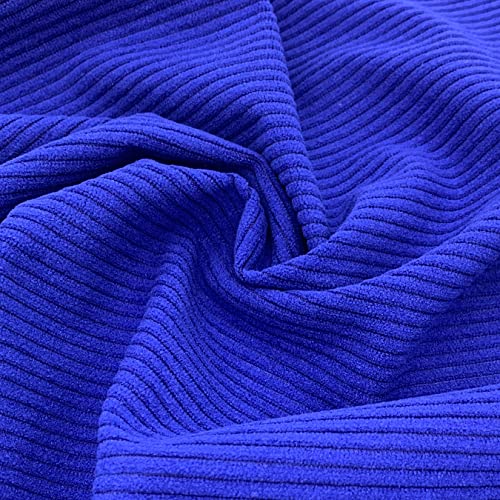 aufodara 2 Stück Cord Stoff 47x95cm Polsterstoff Quiltingstoffe Deko Stoff Stoffe zum Nähen DIY Artcraft Handarbeit Kissenbezüge Stoff (Blau) von aufodara