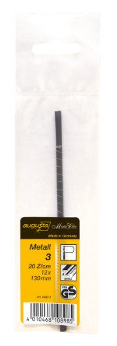 Augusta-Heckenrose Laubsäge-Ersatzblätter 130mm 12 Stk. I Laubsägeblätter für Metall mit feiner Zahnung I Ersatzblätter für Laubsägebogen Augusta-Heckenrose Laubsäge-Ersatzblätter 130mm 12 Stk. I Laubsägeblätter für Metall mit feiner Zahnung I Ersatzblätter für Laubsägebogen von augusta heckenrose