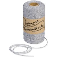 Baumwollgarn "1 mm" - Grau von HALBACH