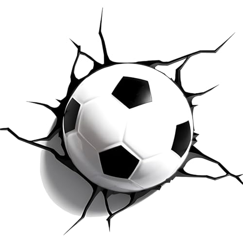 aupawdy 3D Fussball Wandtattoo, Wandsticker für Kinderzimmer Jungen, Kinder Fussball Wandaufkleber für Jugendzimmer, Wand Deko Fussball Aufkleber aupawdy 3D Fussball Wandtattoo, Wandsticker für Kinderzimmer Jungen, Kinder Fussball Wandaufkleber für Jugendzimmer, Wand Deko Fussball Aufkleber von aupawdy