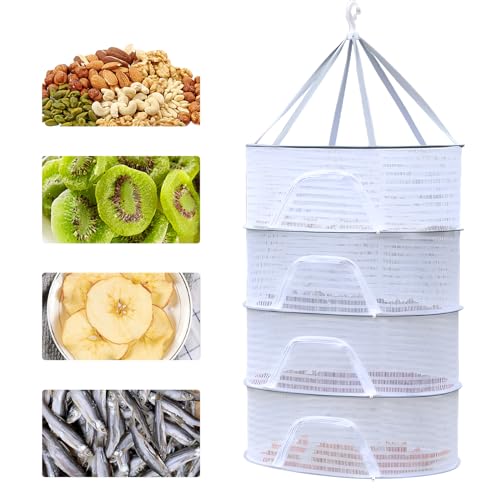 aupawdy Trockennetz Kräuter, 4-Lagiges Mesh Trockennetz für Kräuter, Klappbar Aufhängen Trocken Netze Mesh Trockennetz für Kräuter, Pflanze, Fleisch, Blumen, Zwiebeln, Gemüse aupawdy Trockennetz Kräuter, 4-Lagiges Mesh Trockennetz für Kräuter, Klappbar Aufhängen Trocken Netze Mesh Trockennetz für Kräuter, Pflanze, Fleisch, Blumen, Zwiebeln, Gemüse von aupawdy