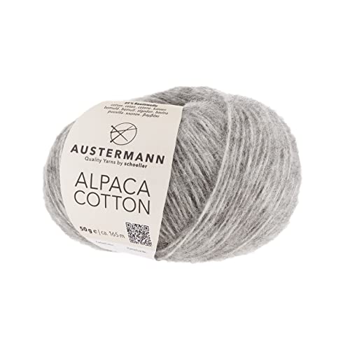 Alpaca Cotton Farbe Silber von austermann