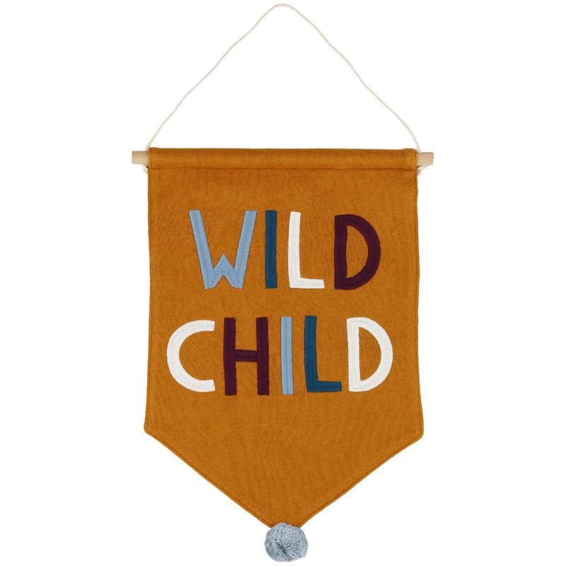 Wandbehang Wild Child (22X32) In Honiggold von ava&yves