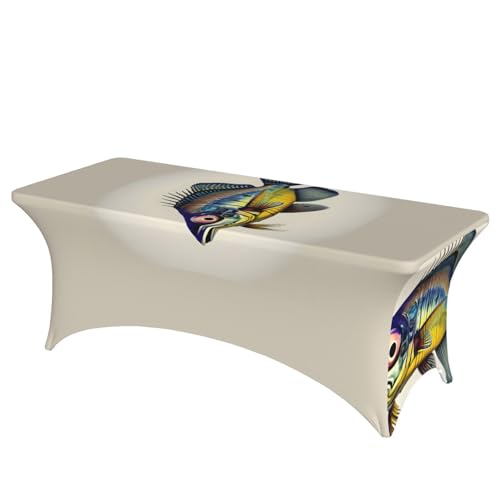 axzttupy Elegante rechteckige Tischdecke für große, rechteckige, ovale Tische, einfache Installation axzttupy Elegante rechteckige Tischdecke für große, rechteckige, ovale Tische, einfache Installation von axzttupy