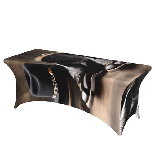 axzttupy Elegante rechteckige Tischdecke mit Cowboyhut und Westernstiefeln, für große, rechteckige, ovale Tische, einfache Installation axzttupy Elegante rechteckige Tischdecke mit Cowboyhut und Westernstiefeln, für große, rechteckige, ovale Tische, einfache Installation von axzttupy