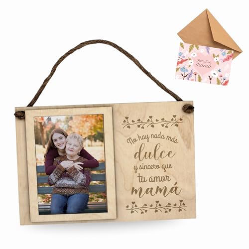 ayurvana Personalisierbarer Bilderrahmen aus Holz, einzigartiges Geschenk für Mutter, Großmutter, Liebe oder Freundschaft, Wanddekoration mit Jute-Schnur und Grußkarte, 24 x 16 cm ayurvana Personalisierbarer Bilderrahmen aus Holz, einzigartiges Geschenk für Mutter, Großmutter, Liebe oder Freundschaft, Wanddekoration mit Jute-Schnur und Grußkarte, 24 x 16 cm von ayurvana
