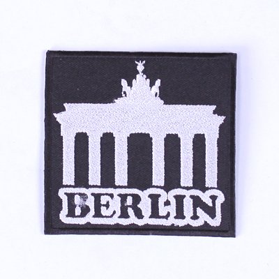 Berlin Aufnäher Patches für Jacken Bügelbild Aufbügler Applikation Wappen Emblem Deutschland Berlin 9 cm von b2see