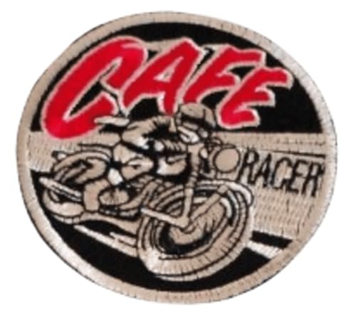 b2see Aufnäher Motorrad Aufnäher Aufbügler Cafe Racer 7 cm von b2see