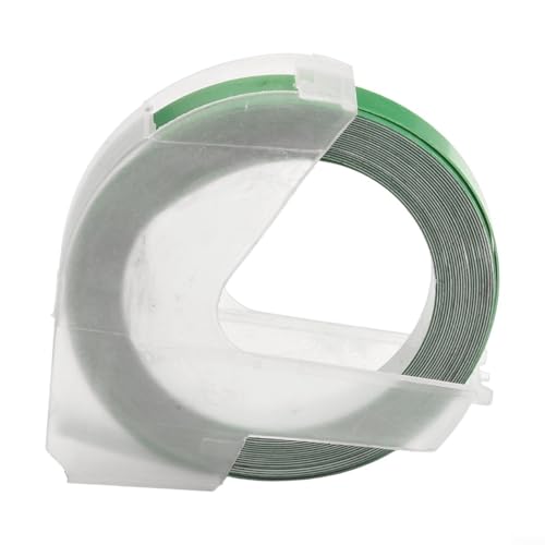 Label Maker Prägeband 6 mm x für DYMO12813, für MOTEX5500A, praktischer Ersatz (grün) von babominimer