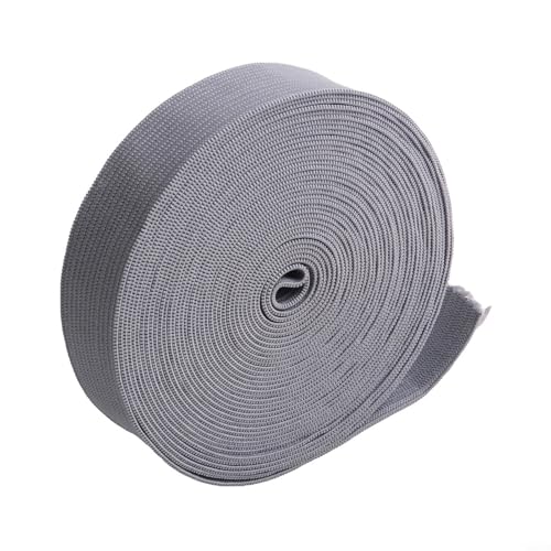 Nylon-Stretchbänder, 5 m, unverzichtbar für Hosen und verschiedene Bastelprojekte (grau) von babominimer