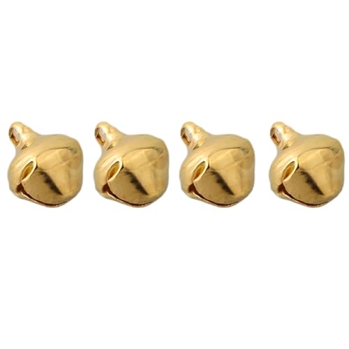 Rostbeständige dekorative Glocken für Heimdekoration, Partyzubehör und Handwerk (14 mm, 50 Stück) von babominimer