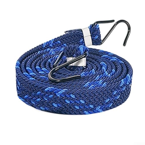 babominimer Extra lange, robuste Bungee-Seile mit Haken, starke elastische Latex-Spanngurte zur Sicherung von Gepäck, Ladung und Ausrüstung an Fahrrädern, Motorrädern, Elektrogeräten (2,5 m) von babominimer