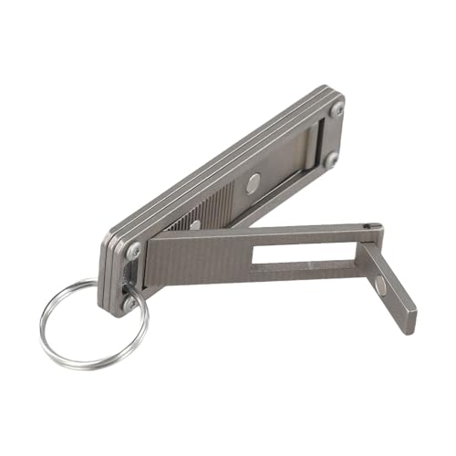 babominimer Leichter und tragbarer Ti-Rucksackhaken, ideal zum Aufhängen von Handtaschen in Cafés und im Freien, kompaktes Design von babominimer