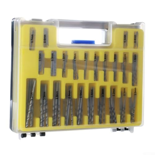 babominimer Mini-Handbohrer, Holzbearbeitung, Lochbohrer, für Modelle, Hobby, 0,4–3,2 mm, 150 Stück babominimer Mini-Handbohrer, Holzbearbeitung, Lochbohrer, für Modelle, Hobby, 0,4–3,2 mm, 150 Stück von babominimer