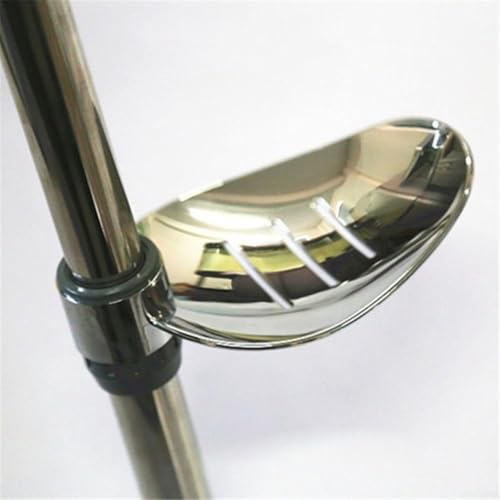 babominimer Verstellbare Chrom-Duschstange, Seifenschale, Halter für 25 mm Erhöhungsstange, große Seifenschale aus ABS-Kunststoff mit Ablauflöchern, glatte Kanten, Design für Badezimmer babominimer Verstellbare Chrom-Duschstange, Seifenschale, Halter für 25 mm Erhöhungsstange, große Seifenschale aus ABS-Kunststoff mit Ablauflöchern, glatte Kanten, Design für Badezimmer von babominimer